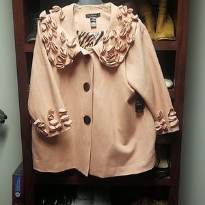 Wool 3/4 sleeve coat
